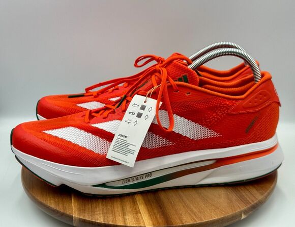 ADIDAS Adizero SL2 Miami Hurricanes Shoes Men 14 Orange Collegiate Pack JQ0240 main image 8